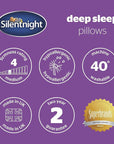 Silentnight Deep Sleep Support Pillow - Pack of 6