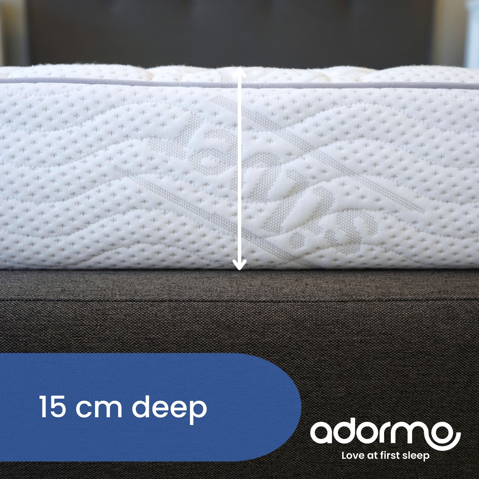 Adormo Silver Mattress with FREE Pillow