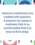 Adormo Silver Mattress with FREE Pillow