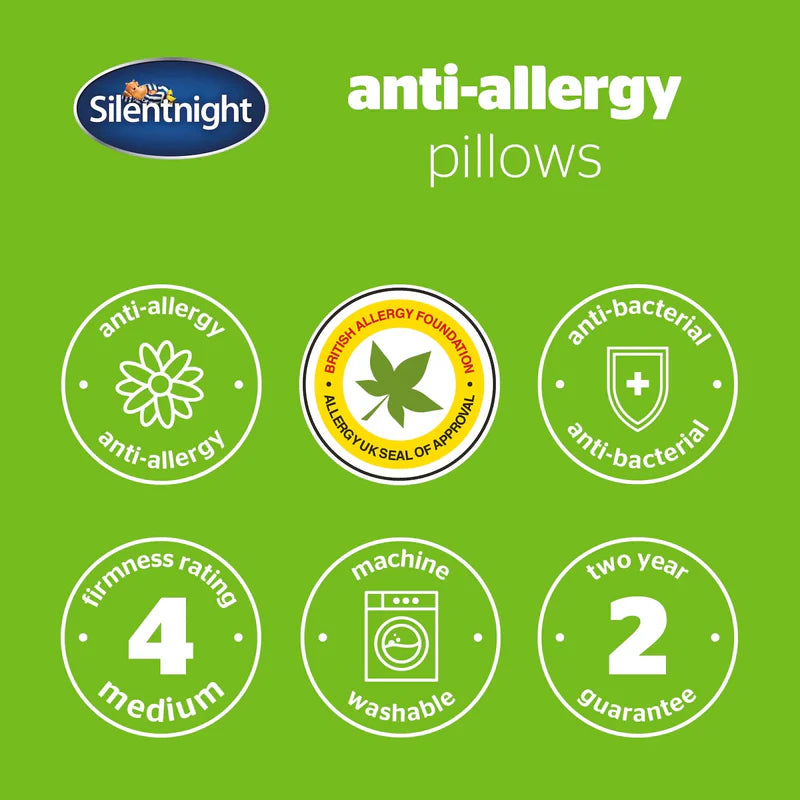 Silentnight Anti-Allergy Pillow - Pack of 2